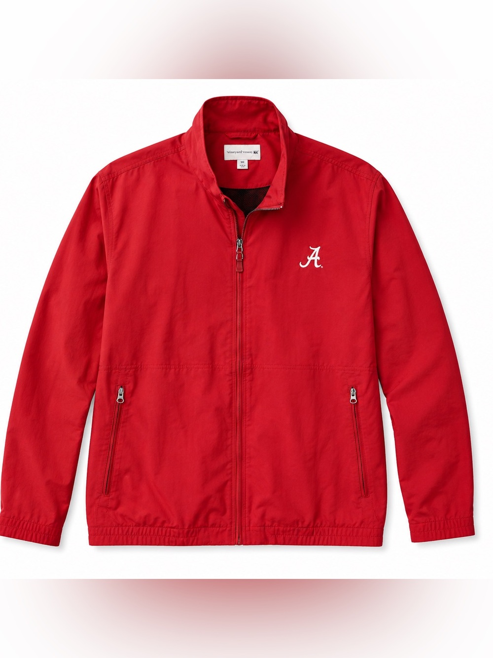 Cutter & Buck WeatherTec Alabama Crimson Tide Red Full Zip Jacket Mens Size XL